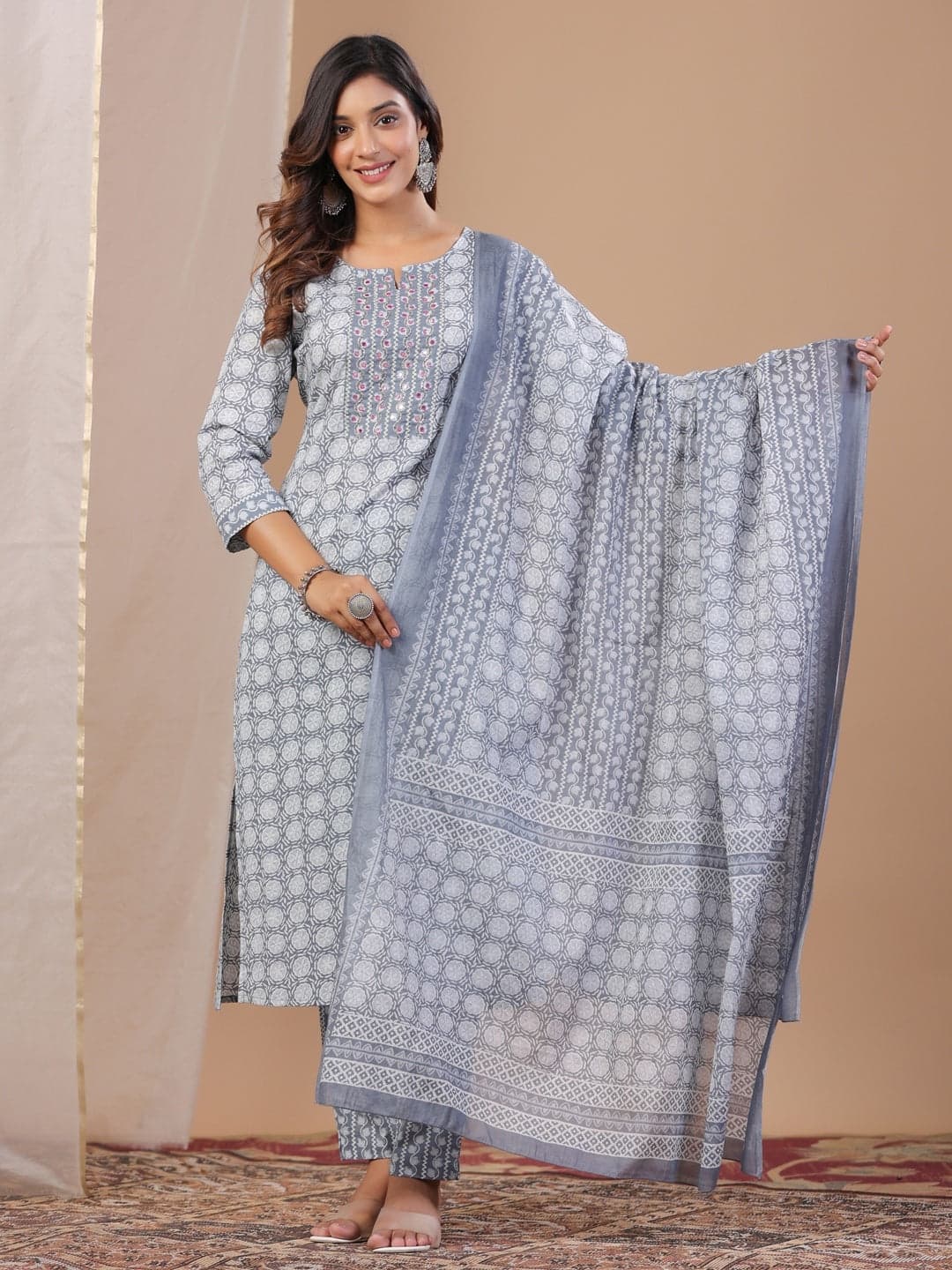 Beautix Fashion Slate Motif Festival Trio