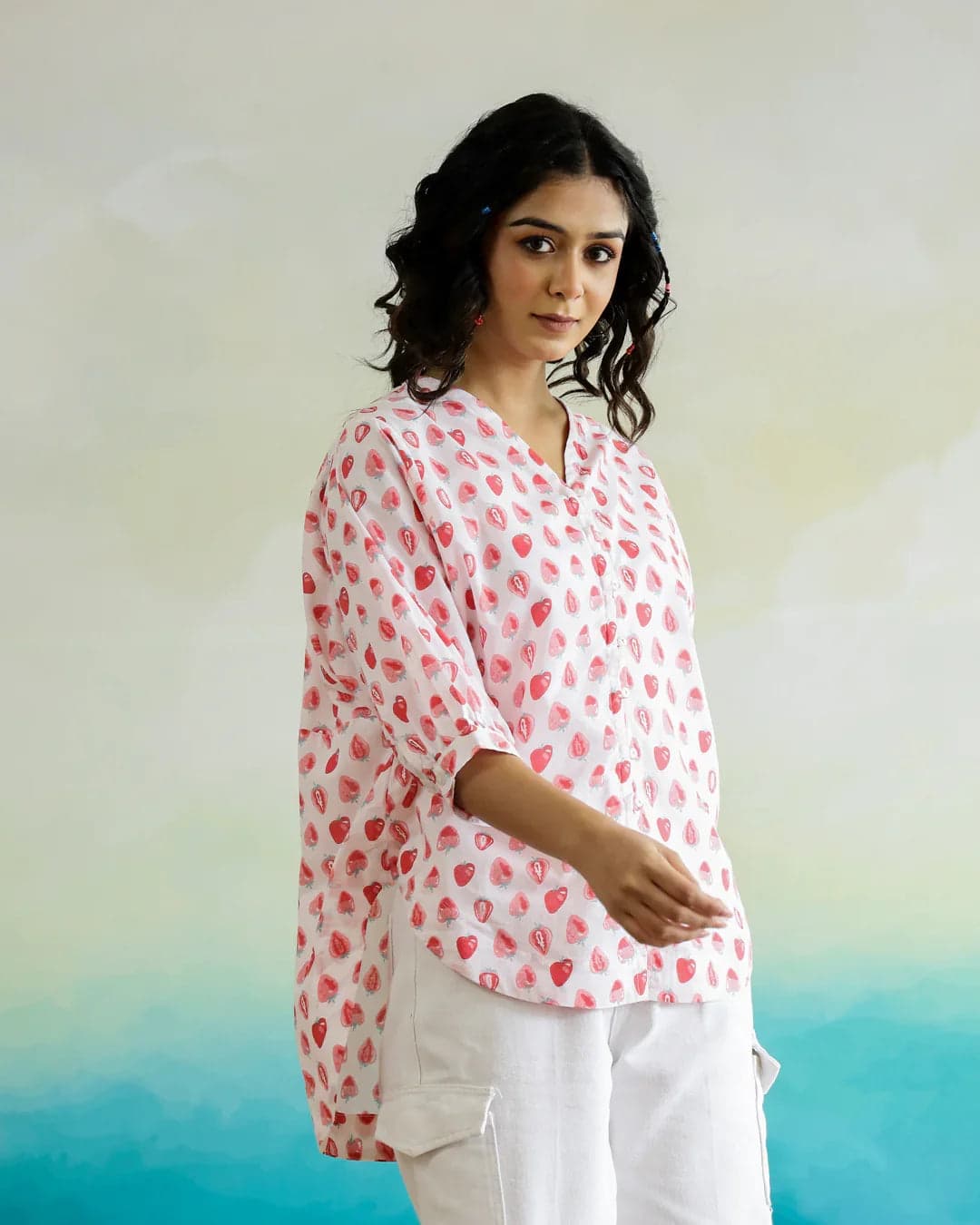 Beautix Fashion Berry Sketch Soft Top