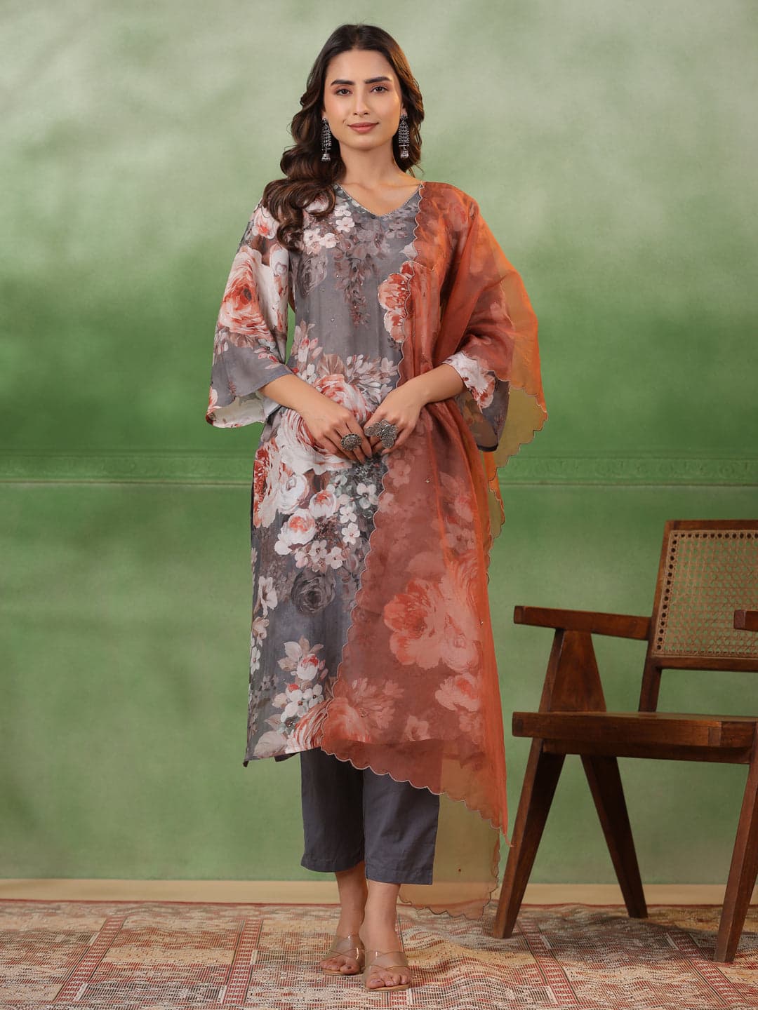 Beautix Fashion Silver A-Line Festival Trio