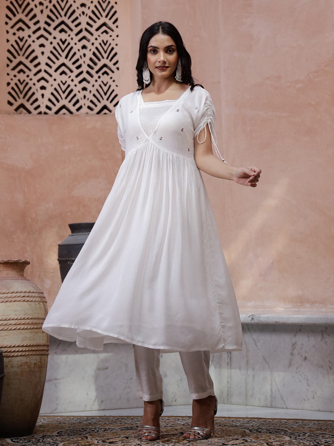 Beautix Fashion Ivory Straight Festival Pair
